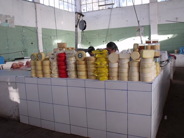 Cuzco Market - Cheese!