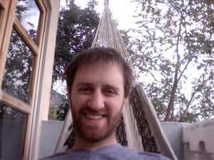 Blogging on a hammock
