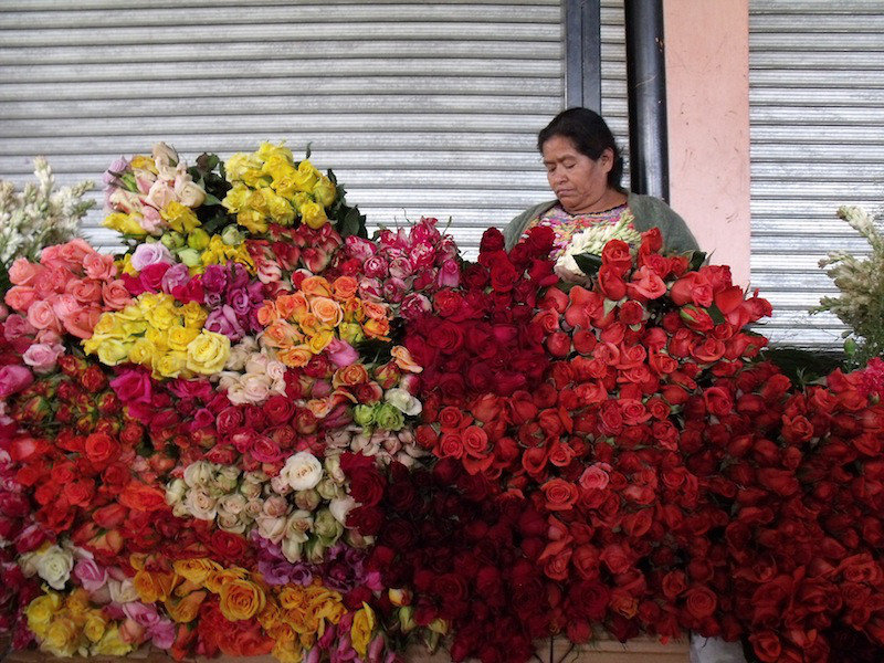 Flores, Antiqua Mercado