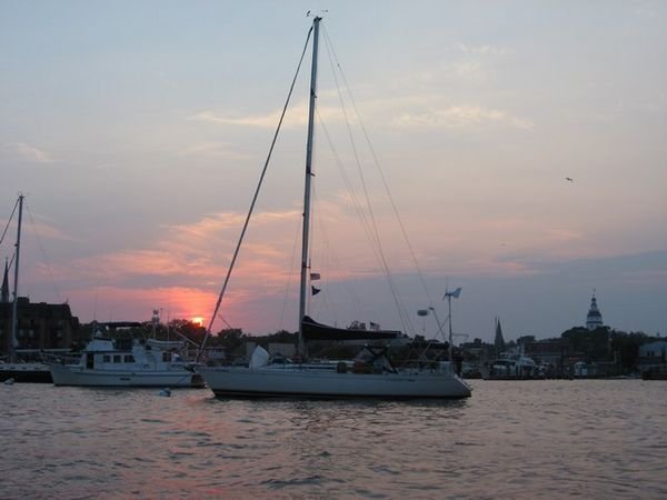 About Time moored in Annapolis