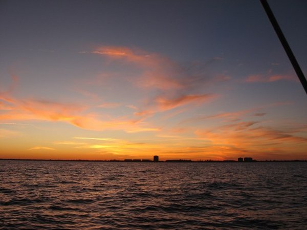 Sunset over Florida 