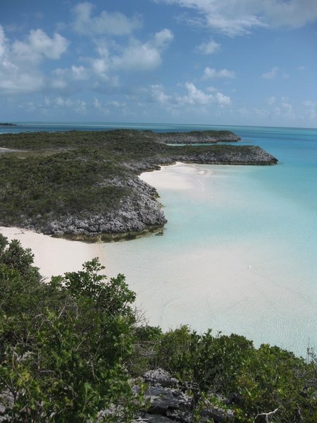 View from Cairn at Hawksbill Cay