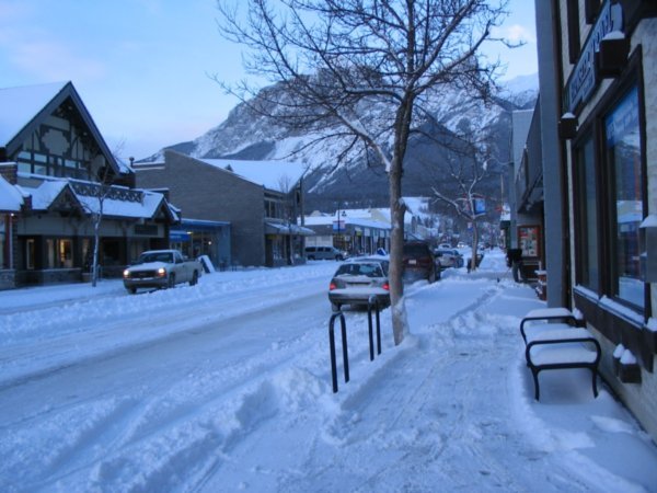 Main Street in Canmore
