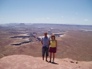 Ian and Lynne in Canyonlands
