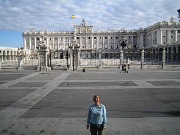 Lynne at Palacio Real