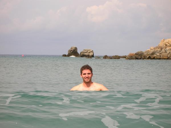 Craig in the Ocean at Negombo