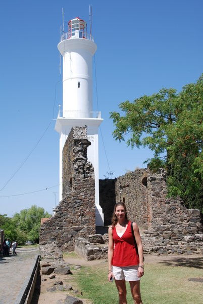 Heidi at the Lighthouse in Colonia