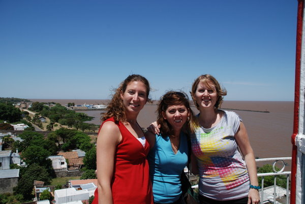 Heidi, Becca, and Lynne at the Lighthouse