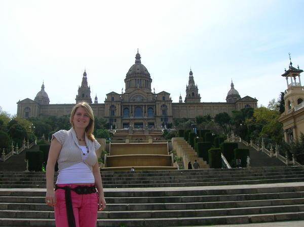 Lynne at the Barcelona Art Museum
