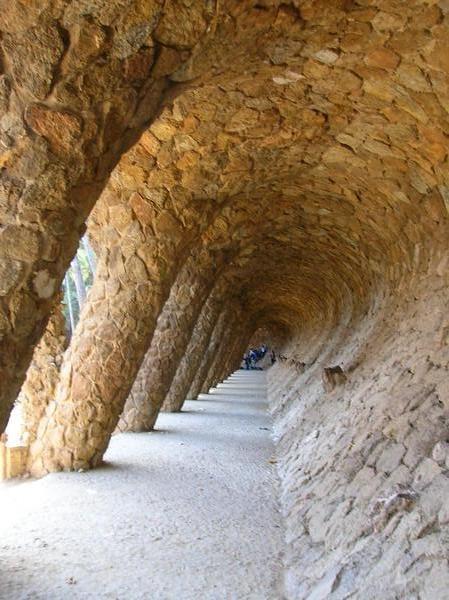 Walkway in Park Guell