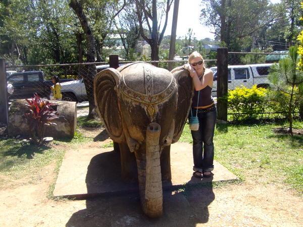 Me and an elephant