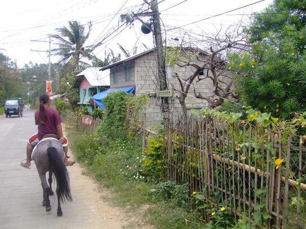 Boracay on horseback