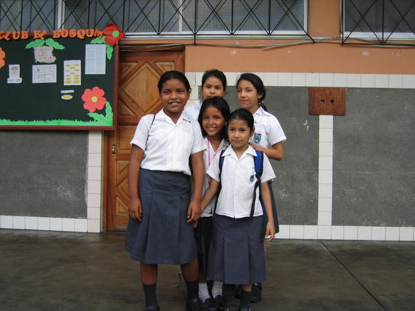 Students at Nuestra Sra. de la Salud