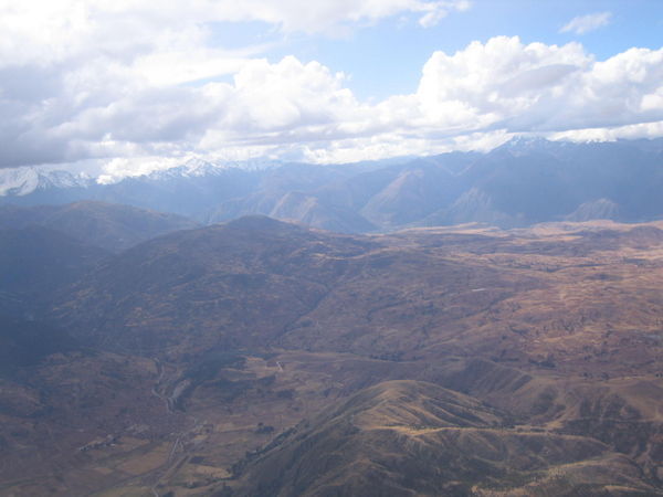 Andes Mountains - view from plane