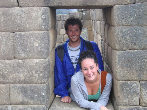 Fiore and Natalie at Machu Picchu