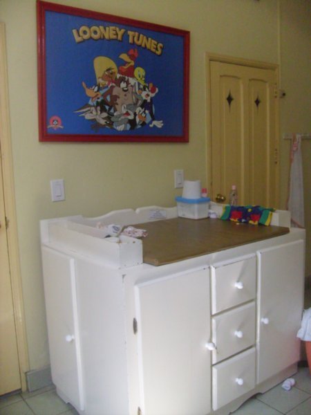 Changing table in Jackelin and Mateo's room