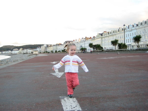 Camille Running the Promenade