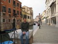 Enjoying a quiet street in Venice