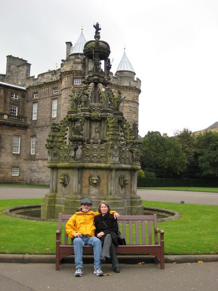 Mom and Dad in Edinburgh