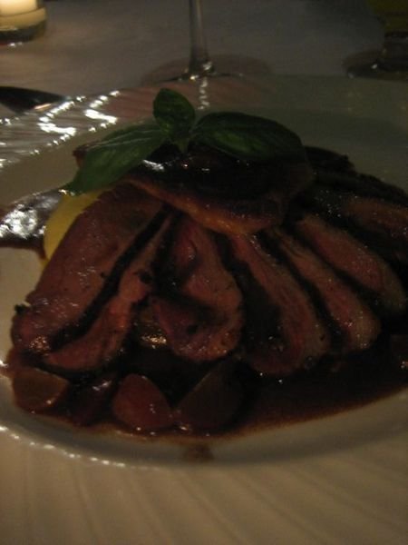 Duck with Seared Foi Gras & Mashed Truffle