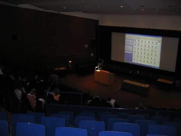 Lecture theatre inside the Palmer Building