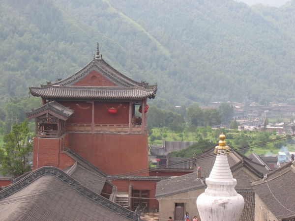 Looking out from Wutai Shan