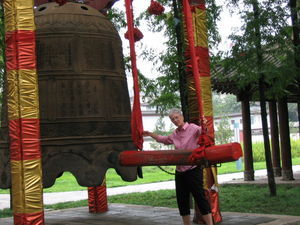 Ringing the bell for good fortune