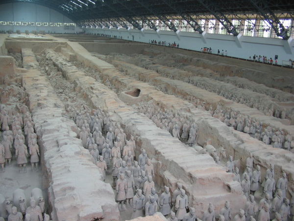 Pit 1 at the Terracotta Warrior Museum
