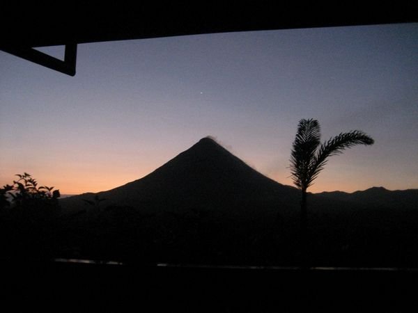 Arenal at sunrise