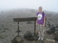 Nancy on the top of the Rincon de la Vieja volcano