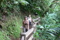 Nancy and her mom hiking in Arenal