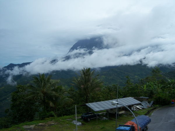 Mt Kinabalu is there somewhere I swear !!!