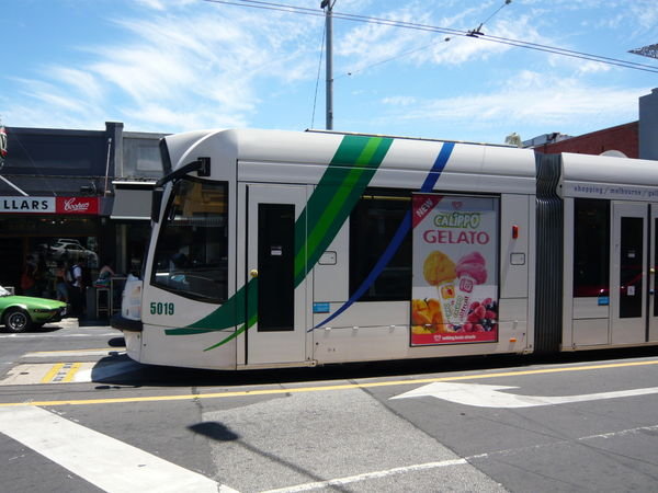 Our 1st tram in Melbourne