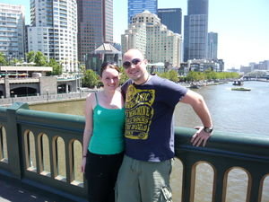 Us and the Yarra river