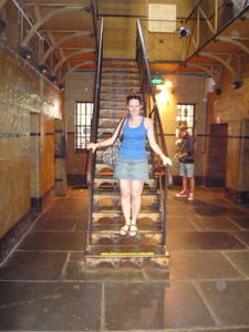 Karen at Melbourne Gaol