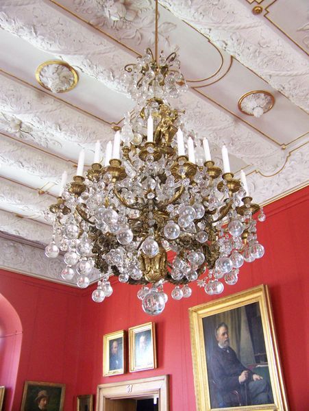 A lovely chandelier...