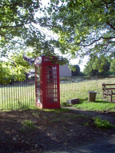 A phone booth in a handy place?