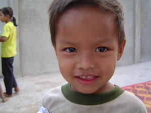 A child in Cambodia