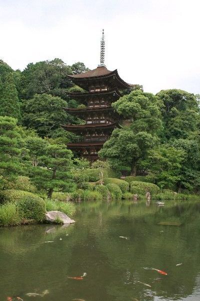 Five tiered pagoda in Yamaguchi