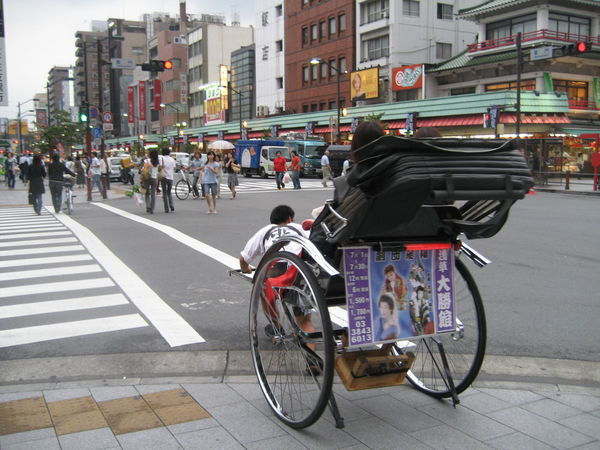 Rickshaw in Tokyo