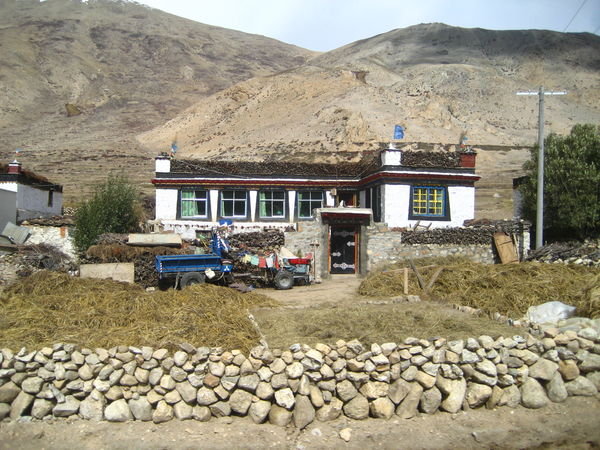 a traditional Tibetan house