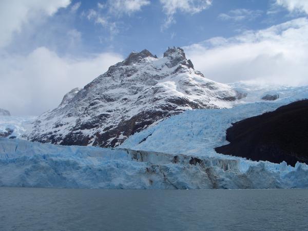 Patagonia ... Spegazzini glacier flows into Lago Argentina