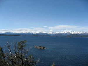 View of Lago Nahuel Huapi from Llau Llau 