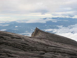 The classic view from the top of Mt Kinabalu