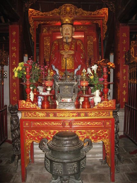 Confucius at Hanoi's Temple of Literature