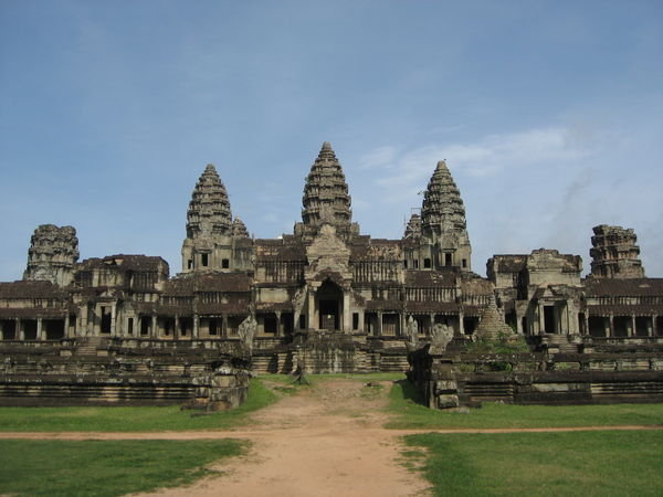 The rear end of Angkor Wat