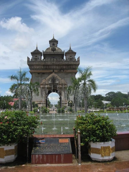 The French influence in Vientiane
