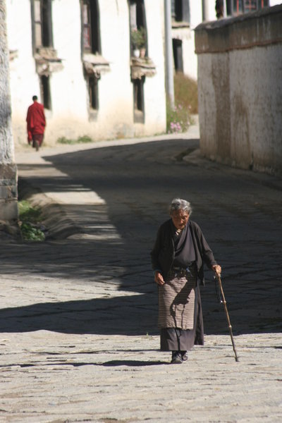 This monastery had nice winding streets