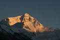 Everest turns red as sun sets