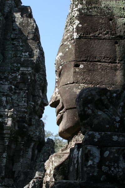 Nose to nose at Angkor Thom